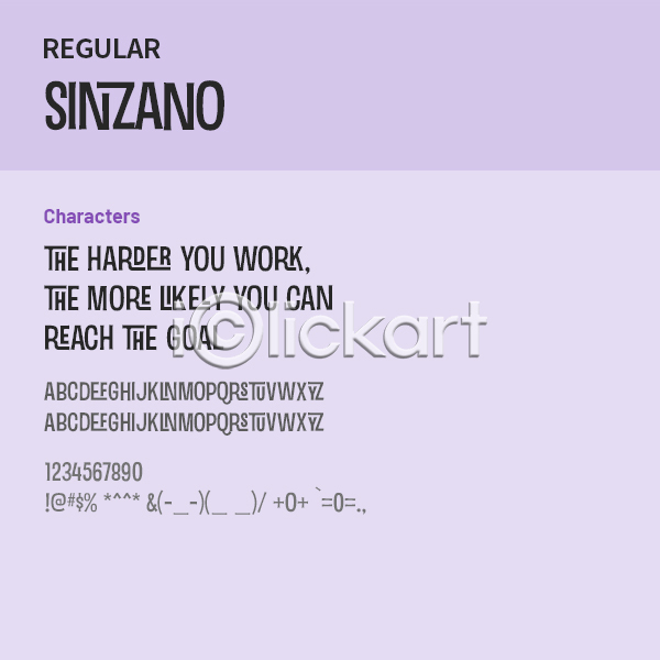 사람없음 OTF 설치폰트 Typodermic(서체) sinzano(서체) 낱개폰트 디자인서체 레귤러체 알파벳 영문폰트 영어 폰트
