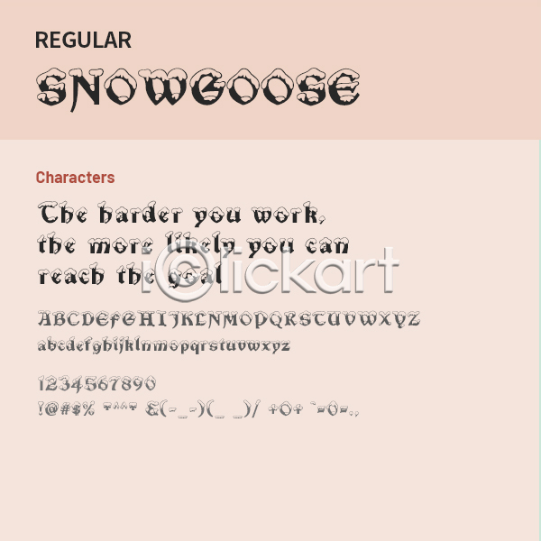 사람없음 OTF 설치폰트 Typodermic(서체) snowgoose(서체) 낱개폰트 디자인서체 레귤러체 알파벳 영문폰트 영어 폰트
