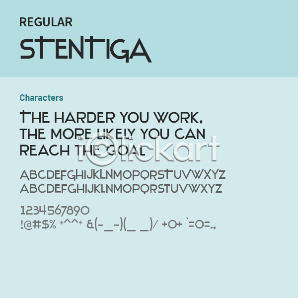 사람없음 OTF 설치폰트 Typodermic(서체) stentiga(서체) 낱개폰트 디자인서체 레귤러체 산세리프체 알파벳 영문폰트 영어 폰트