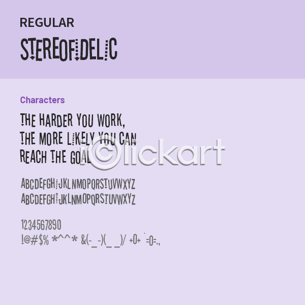 사람없음 OTF 설치폰트 Typodermic(서체) stereofidelic(서체) 낱개폰트 디자인서체 레귤러체 산세리프체 알파벳 영문폰트 영어 폰트