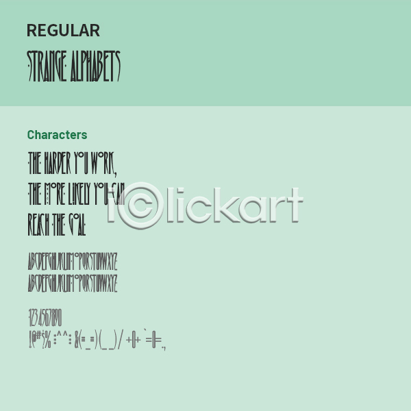 사람없음 OTF 설치폰트 Typodermic(서체) strangealphabets(서체) 낱개폰트 디자인서체 레귤러체 알파벳 영문폰트 영어 폰트