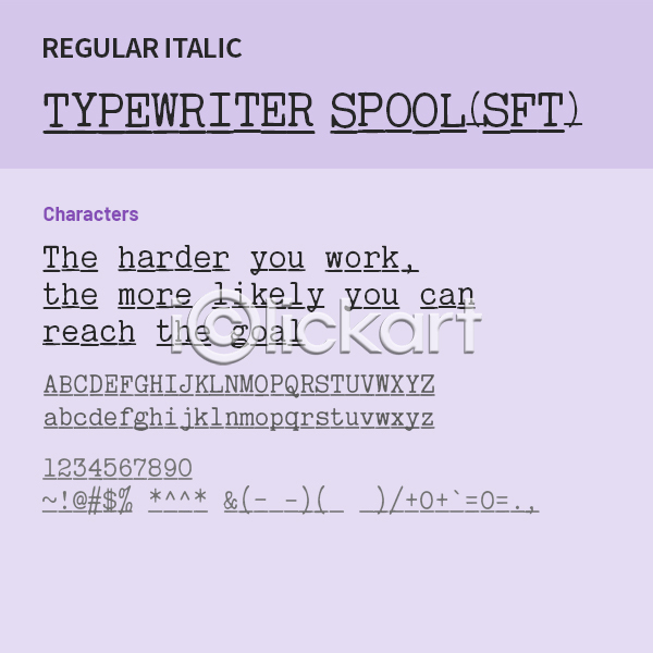 사람없음 OTF 설치폰트 Typodermic(서체) typewriterspoolsft(서체) 낱개폰트 디자인서체 레귤러체 알파벳 영문폰트 영어 이탤릭체 폰트 활자체