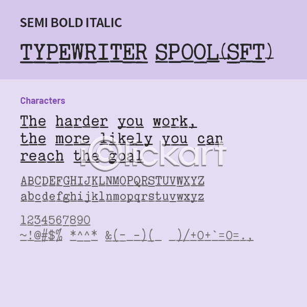 사람없음 OTF 설치폰트 Typodermic(서체) typewriterspoolsft(서체) 낱개폰트 디자인서체 세미볼드체 알파벳 영문폰트 영어 이탤릭체 폰트 활자체