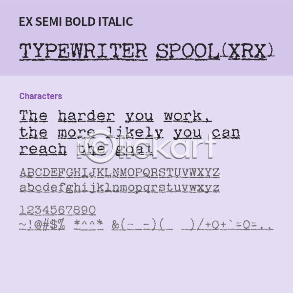 사람없음 OTF 설치폰트 Typodermic(서체) typewriterspoolxrx(서체) typewriterspoolxrxex(서체) 낱개폰트 디자인서체 세미볼드체 알파벳 영문폰트 영어 이탤릭체 폰트 활자체