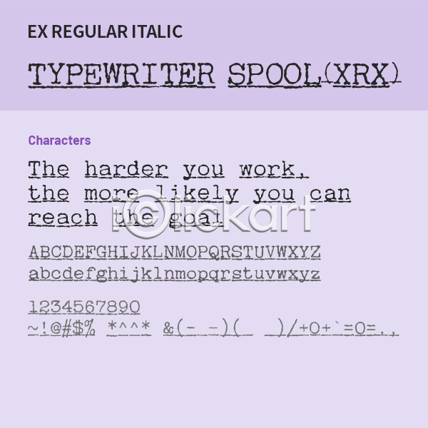 사람없음 OTF 설치폰트 Typodermic(서체) typewriterspoolxrx(서체) typewriterspoolxrxex(서체) 낱개폰트 디자인서체 레귤러체 알파벳 영문폰트 영어 이탤릭체 폰트 활자체