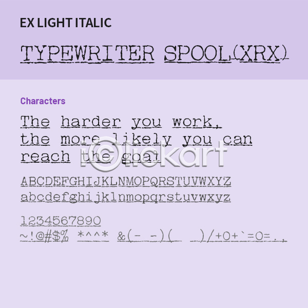 사람없음 OTF 설치폰트 Typodermic(서체) typewriterspoolxrx(서체) typewriterspoolxrxex(서체) 낱개폰트 디자인서체 라이트체 알파벳 영문폰트 영어 이탤릭체 폰트 활자체