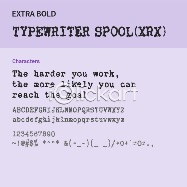 사람없음 OTF 설치폰트 Typodermic(서체) typewriterspoolxrx(서체) 낱개폰트 디자인서체 알파벳 엑스트라볼드체 영문폰트 영어 폰트 활자체