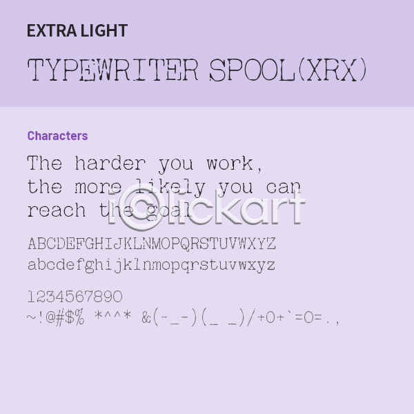 사람없음 OTF 설치폰트 Typodermic(서체) typewriterspoolxrx(서체) 낱개폰트 디자인서체 라이트체 알파벳 영문폰트 영어 폰트 활자체