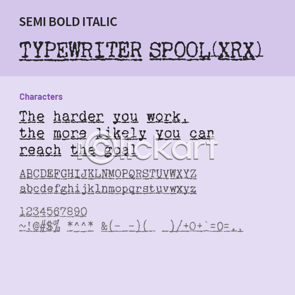 사람없음 OTF 설치폰트 Typodermic(서체) typewriterspoolxrx(서체) 낱개폰트 디자인서체 세미볼드체 알파벳 영문폰트 영어 이탤릭체 폰트 활자체