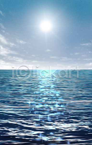 평화 사람없음 PSD 일러스트 구름(자연) 맑음 물결 바다 여름(계절) 자연 자연백그라운드 태양 파란색 풍경(경치) 하늘 햇빛