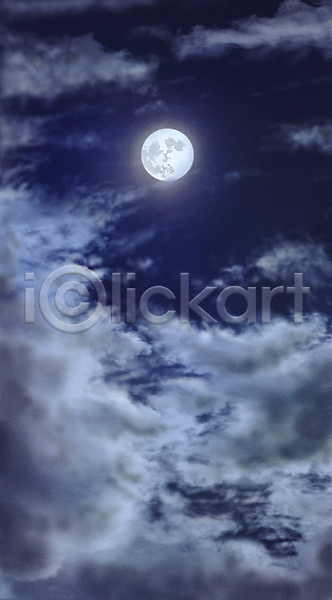 평화 사람없음 PSD 일러스트 구름(자연) 남색 달 밤하늘 야간 자연 자연백그라운드 풍경(경치)