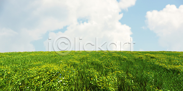 사람없음 3D PSD 디지털합성 편집이미지 구름(자연) 꽃 맑음 자연 잔디 초원(자연) 편집 편집소스 풍경(경치) 하늘