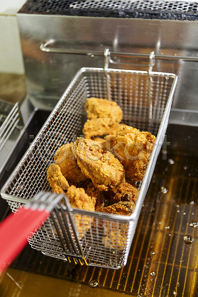 사람없음 JPG 소프트포커스 포토 식용유 실내 주방 치킨 튀김 튀김기 튀김망