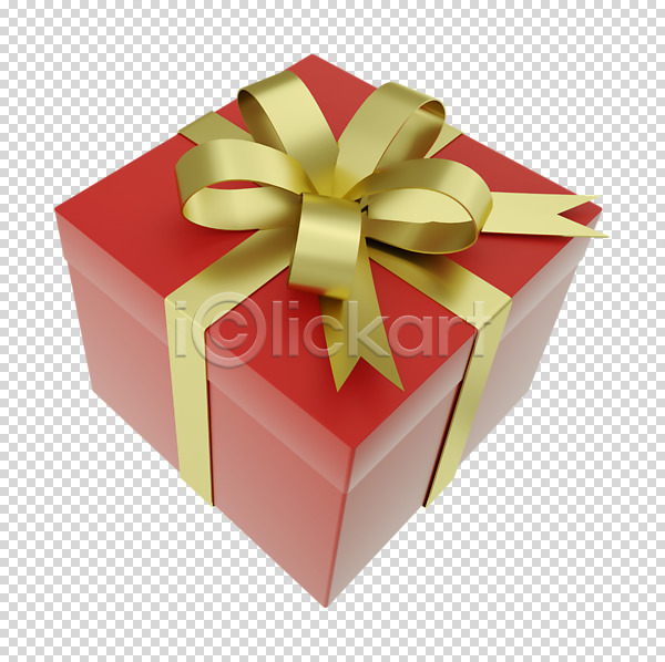 사람없음 3D PNG 디지털합성 편집이미지 3D소스 누끼 리본 빨간색 상자 선물 선물상자 편집 편집소스