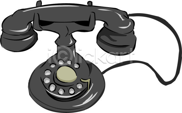 사람없음 EPS 아이콘 비즈니스 오브젝트 유선전화기 전화기 통신기기 통화