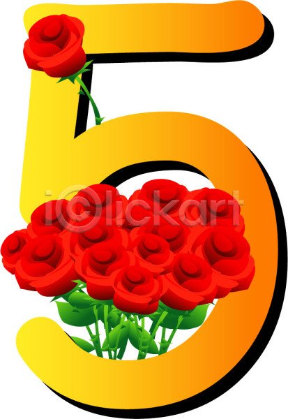 사람없음 EPS 아이콘 5 5월 계절 기호 꽃 달력 빨간색 숫자 식물 여름(계절) 여름꽃 자연 장미 컬러