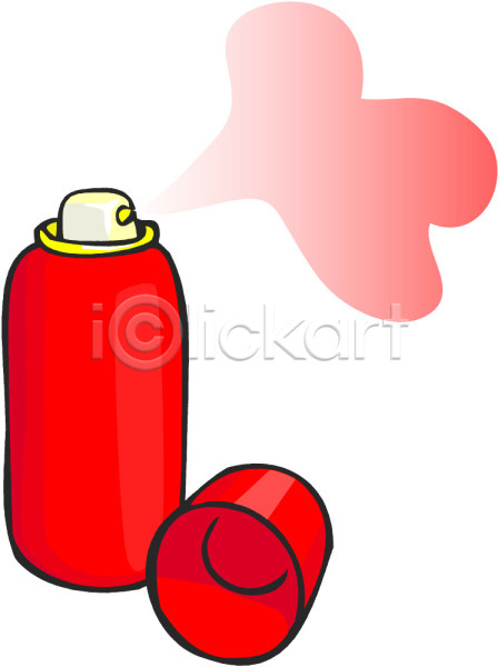 사람없음 EPS 아이콘 뚜껑 모기약 분무기 분사기 빨간색 생활용품 스프레이 오브젝트 오픈 컬러 파리약 헤어스프레이 헤어용품