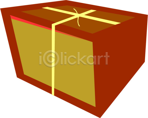 사람없음 EPS 아이콘 갈색 상자 선물 오브젝트 이사 이삿짐 정리 짐 컬러 택배 포장 한개