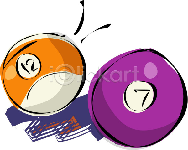 사람없음 EPS 아이콘 공 당구 당구공 두개 레포츠 숫자 스포츠 스포츠용품 오브젝트 포켓볼