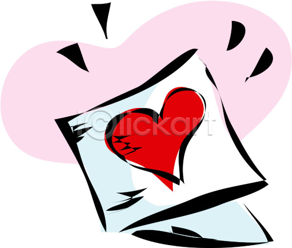 사랑 사람없음 EPS 아이콘 감정 러브레터 문구용품 오브젝트 카드(감사) 편지 편지봉투 편지지 하트