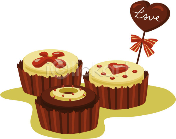사랑 사람없음 EPS 아이콘 과자 기념일 디저트 리본 문자 발렌타인데이 선물 영어 음식 이벤트 장식 초콜릿 쿠키 하트