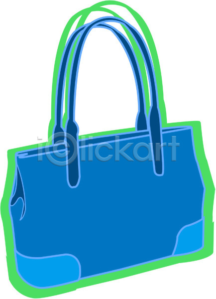 사람없음 EPS 아이콘 가방 숄더백 여성용 여행 오브젝트 잡화 컬러 파란색 한개 핸드백 휴가