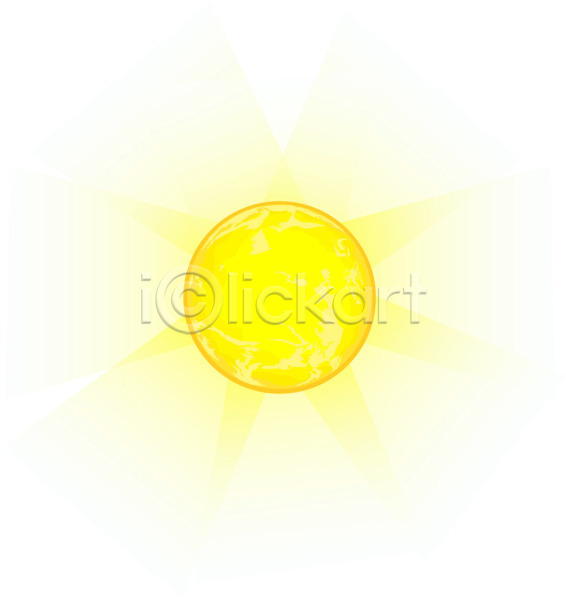 사람없음 EPS 아이콘 날씨 노란색 달 맑음 자연 자연요소 컬러 태양 해 햇빛