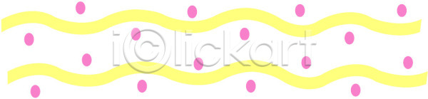 사람없음 EPS 일러스트 노란색 디자인 무늬 문양 물결무늬 물방울무늬 백그라운드 분홍색 컬러 클립아트 패턴
