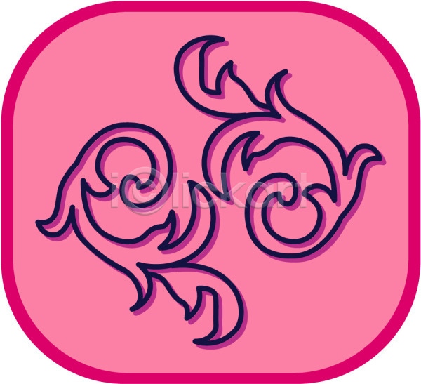 사람없음 EPS 일러스트 덩굴 디자인 무늬 문양 백그라운드 분홍색 식물문양 전통문양 줄기 컬러 클립아트 패턴