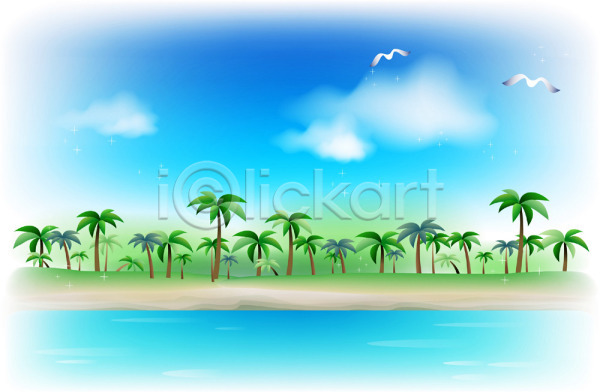 사람없음 EPS 일러스트 계절 구름(자연) 나무 바다 백그라운드 사계절 식물 야외 야자수 여름(계절) 자연 주간 풍경(경치) 하늘 해변
