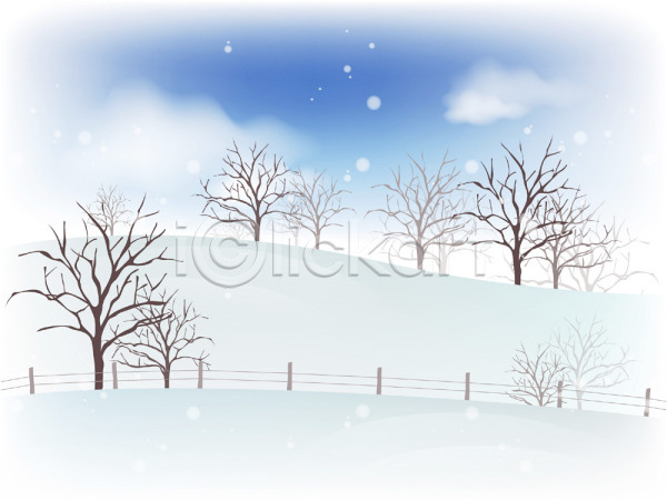 사람없음 EPS 일러스트 겨울 겨울배경 계절 나무 눈(날씨) 백그라운드 사계절 야외 여러그루 자연 주간 초원(자연) 풍경(경치) 하늘