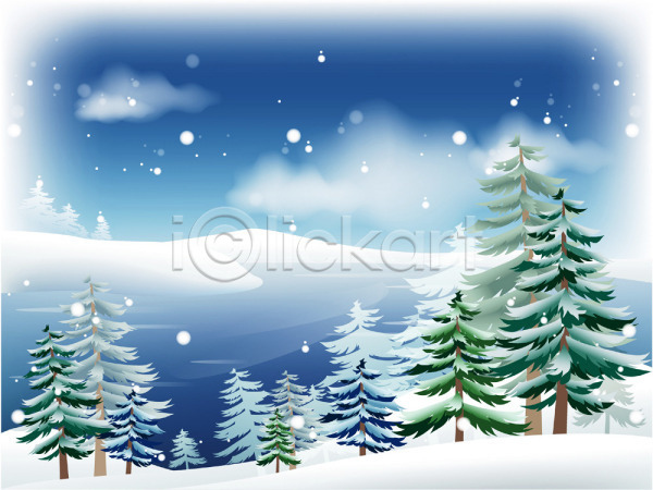 사람없음 EPS 일러스트 강 겨울 겨울배경 계절 나무 눈(날씨) 백그라운드 사계절 산 야외 여러그루 자연 풍경(경치) 하늘
