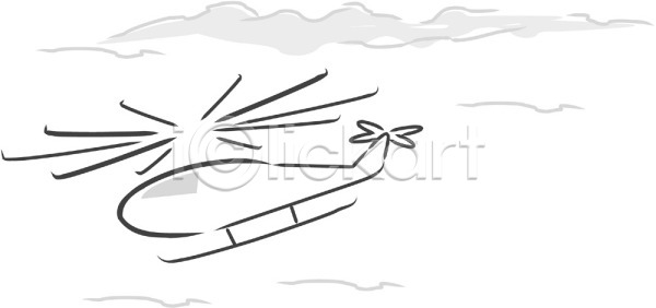 사람없음 EPS 일러스트 교통수단 구름(자연) 날개(비행) 비행 야외 운송업 클립아트 프로펠러 하늘 한대 항공교통 헬리콥터