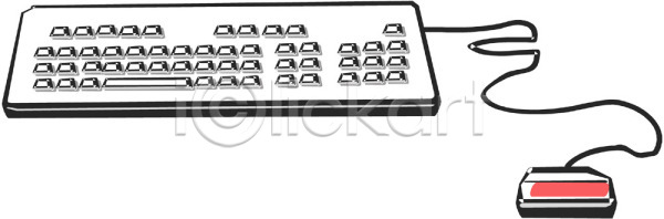 사람없음 EPS 일러스트 국내일러스트 마우스 오브젝트 입력장치 컴퓨터용품 키보드