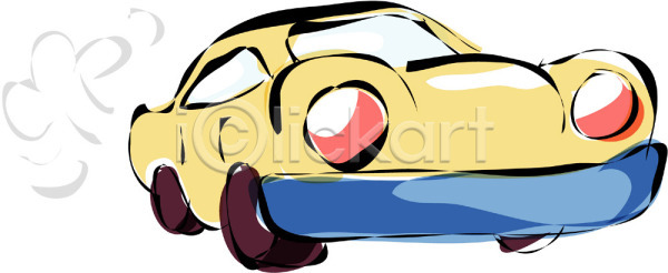 사람없음 EPS 일러스트 교통 교통수단 국내일러스트 승용차 운송업 육상교통 자동차 한대