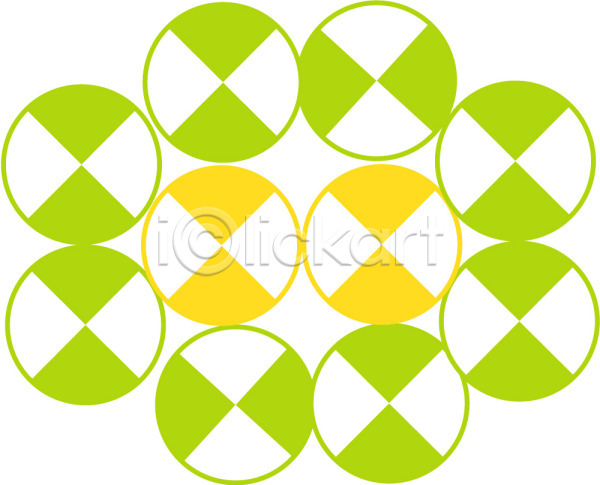 사람없음 EPS 일러스트 노란색 디자인 무늬 문양 백그라운드 연두색 원형 컬러 클립아트 패턴