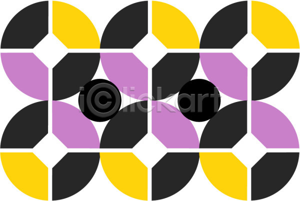 사람없음 EPS 일러스트 검은색 노란색 디자인 무늬 문양 백그라운드 보라색 원형 컬러 클립아트 패턴