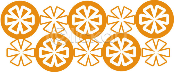 사람없음 EPS 일러스트 꽃 꽃무늬 디자인 무늬 문양 백그라운드 식물문양 원형 전통문양 주황색 컬러 클립아트 패턴