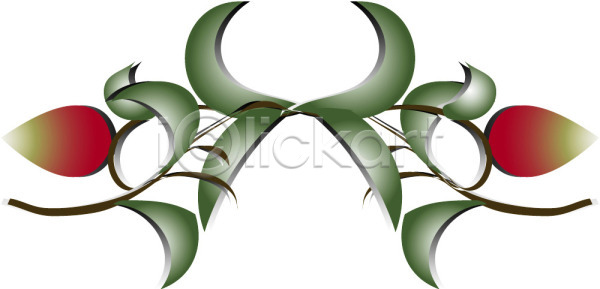 사람없음 EPS 일러스트 국내일러스트 꽃무늬 디자인 무늬 문양 백그라운드 빨간색 식물문양 장미 전통문양 줄기 초록색 컬러 클립아트