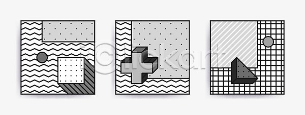 EPS 일러스트 템플릿 해외이미지 흑백 구성 그래픽 기하학 대각선 덮개 디자인 멤피스디자인 모양 미니멀 미술 백그라운드 벽지 복고 비즈니스 선 세트 수확 신용카드 엘리먼트 원형 웹 유행 인쇄 정사각형 종이 채우기 천 추상 컬러풀 팝 패턴 편집 포스터 해외202004 해외일러스트 힙스터