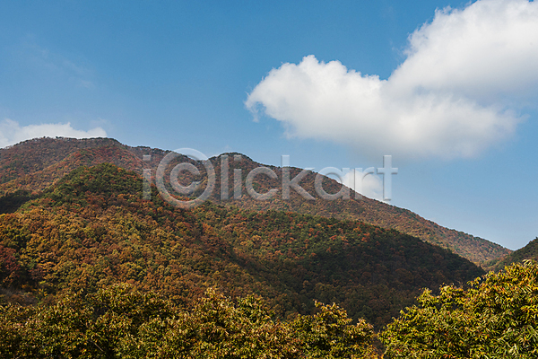 사람없음 JPG 포토 가을(계절) 가을풍경 구름(자연) 산 야외 옥천 울창 주간 하늘