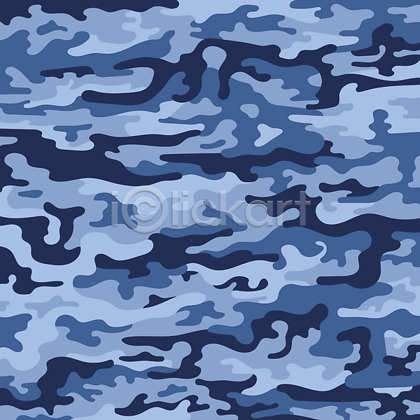 군대 사람없음 AI(파일형식) 일러스트 군복 군용 무늬 밀리터리 백그라운드 변장 파란색 패턴 패턴백그라운드