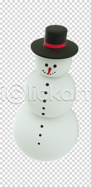 사람없음 3D PNG 디지털합성 편집이미지 3D소스 겨울 누끼 눈(날씨) 눈사람 모자(잡화) 편집 편집소스