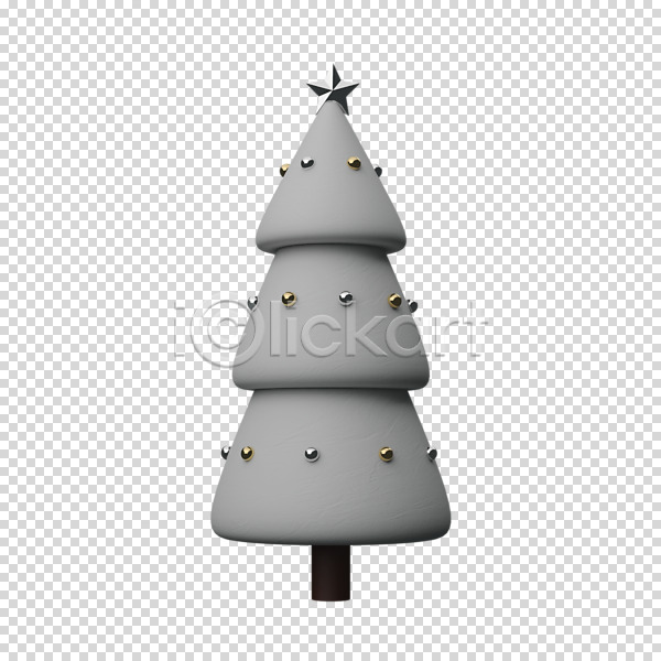 사람없음 3D PNG 디지털합성 편집이미지 3D소스 겨울 나무 누끼 크리스마스 크리스마스트리 편집 편집소스 흰색