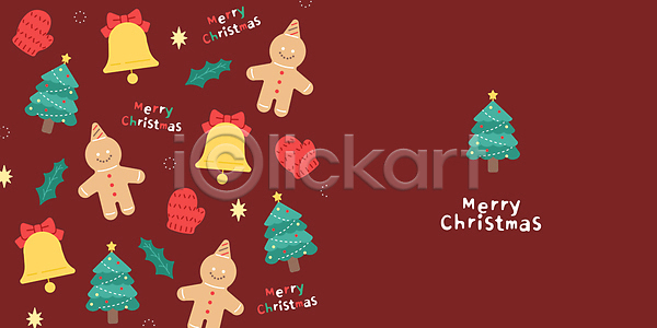 사람없음 AI(파일형식) 일러스트 겨울 리본 반짝임 별 빛 빨간색 잎 진저맨 크리스마스 크리스마스용품 크리스마스장식 크리스마스장식종 크리스마스종 크리스마스카드 크리스마스트리 털장갑 패턴
