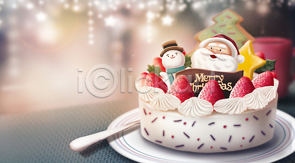 감성 남자 노년 노인남자한명만 한명 PSD 일러스트 겨울 과자 눈사람 딸기 백그라운드 별 빛망울 장식 장식인형 접시 크리스마스 크리스마스케이크 탁자 포크