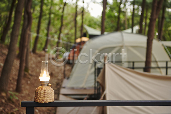 휴식 사람없음 JPG 아웃포커스 포토 난간 램프 야외 여행 오브젝트 주간 캠핑 캠핑도구 텐트 휴가 힐링