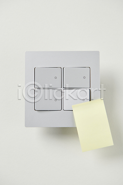 절약 사람없음 JPG 포토 스위치 스튜디오촬영 에너지 에너지절약 오브젝트 전기에너지 전원스위치 포스트잇 흰배경