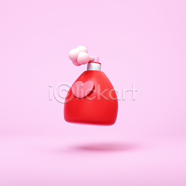 사랑 사람없음 3D PSD 디지털합성 편집이미지 3D소스 발렌타인데이 분홍색 편집 편집소스 하트 향수