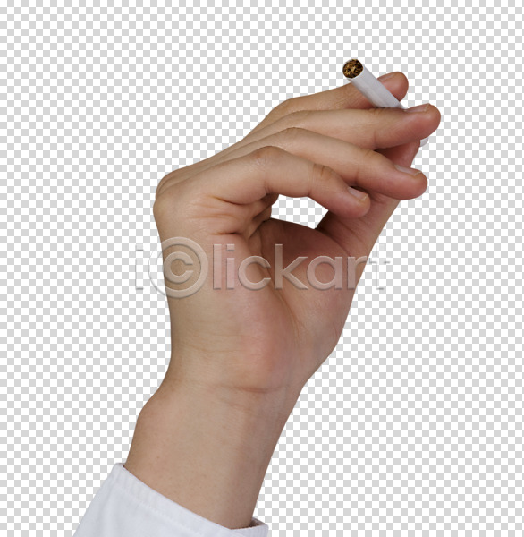 신체부위 PNG 편집이미지 누끼 담배 들기 손 흡연 흡연자